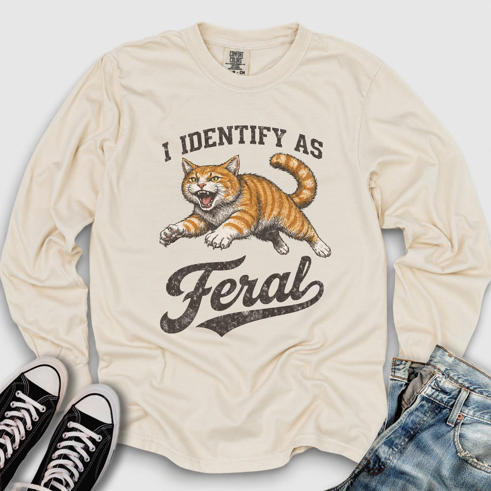 Identify As Feral Long Sleeve Tee