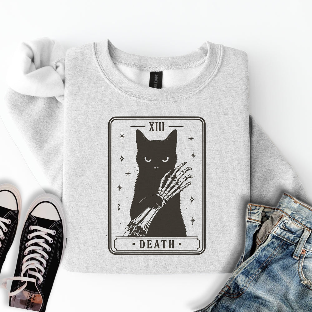 Death Cat Tarot Sweatshirt