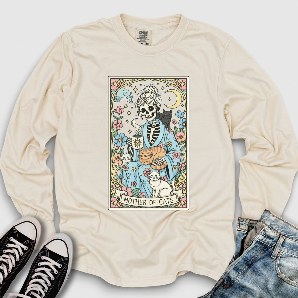 Mother of Cats Tarot Long Sleeve Tee