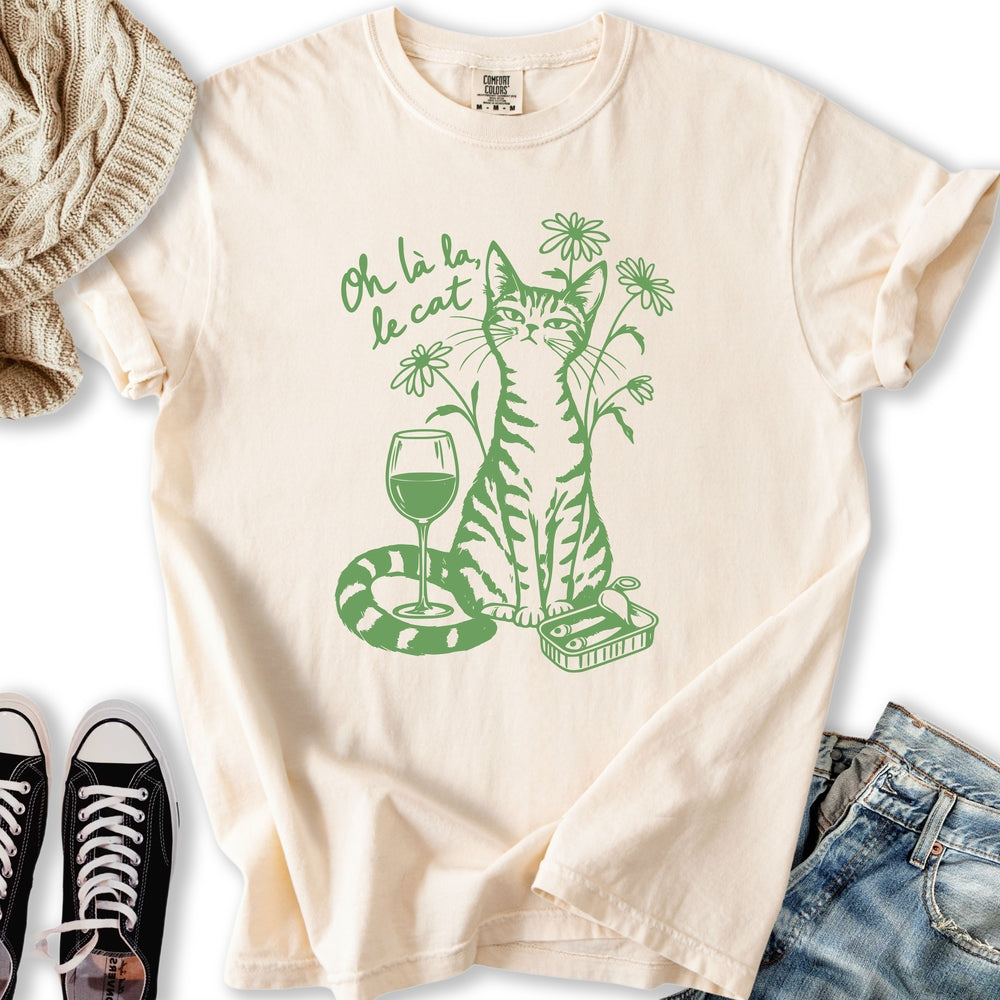 Parisian Cat Relaxed Tee