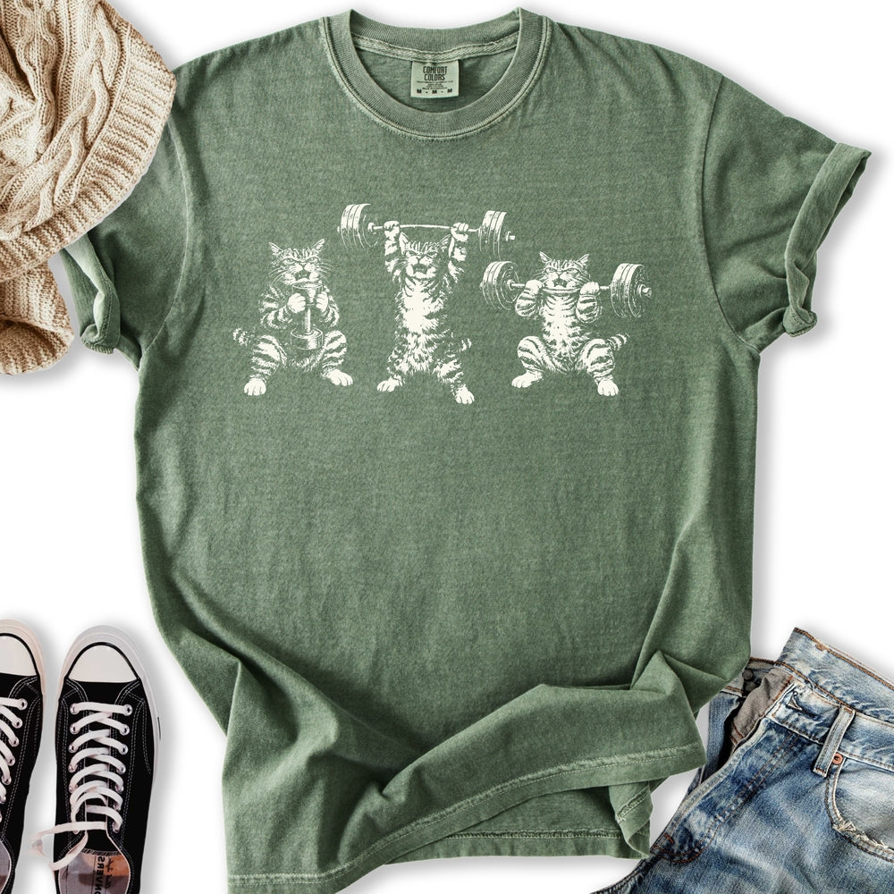 Three Cat Workout T-Shirt