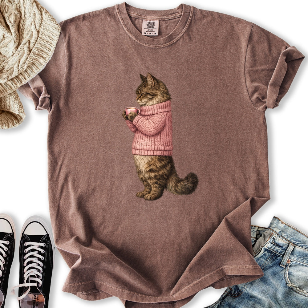 Cozy Maine Coon Cat T-Shirt