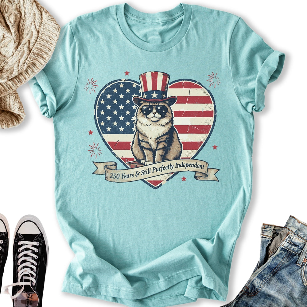 Purfectly Independent Cat T-Shirt