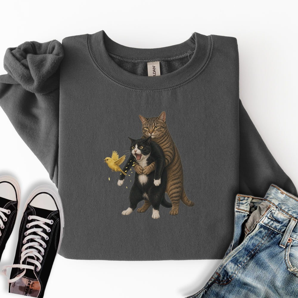 Cat Heimlich Maneuver Sweatshirt