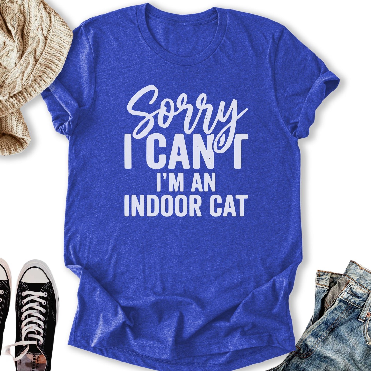 Sorry I'm An Indoor Cat T-Shirt