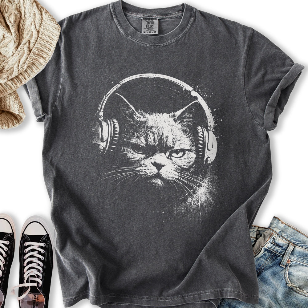 Headphones Cat T-Shirt
