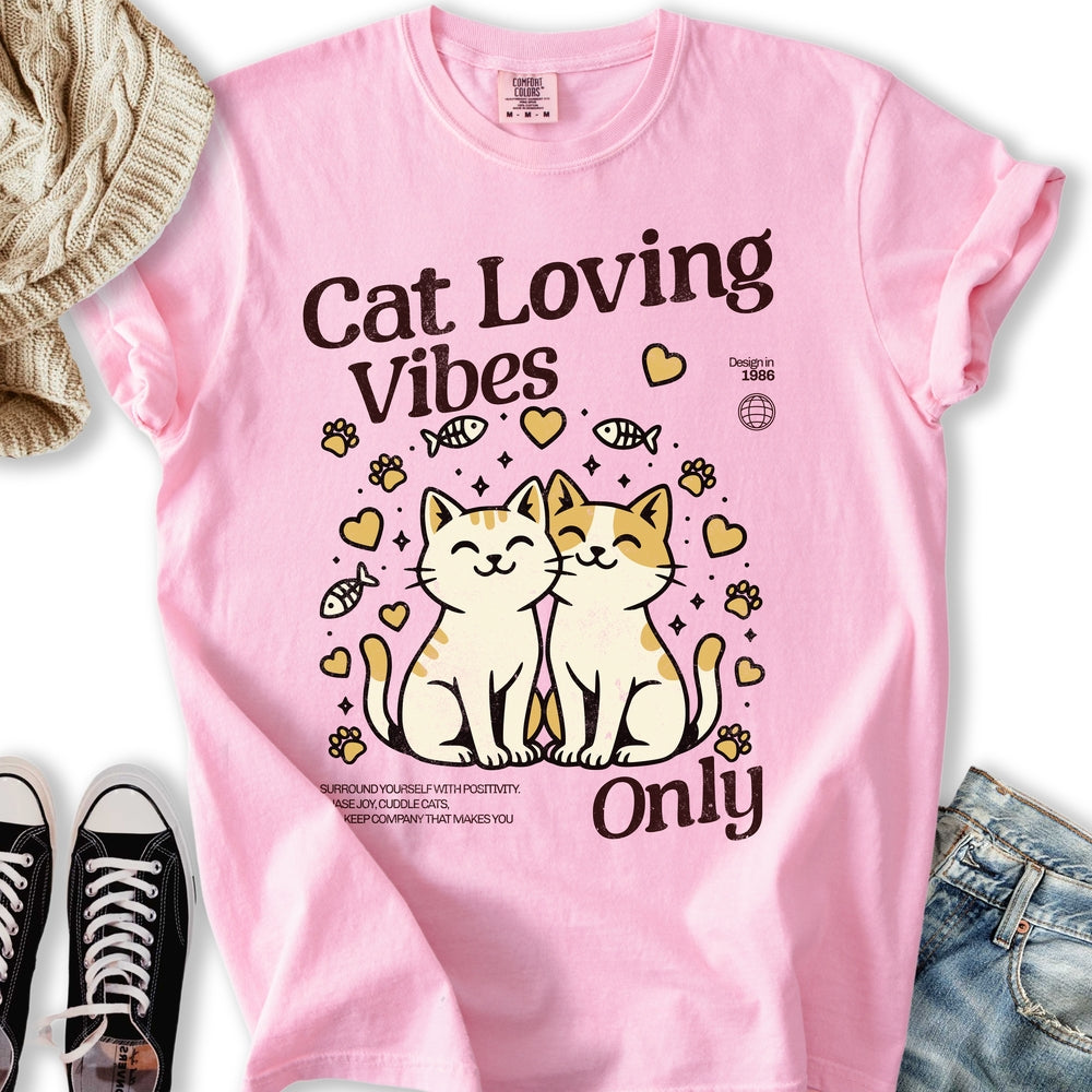 Cat Loving Vibes T-Shirt