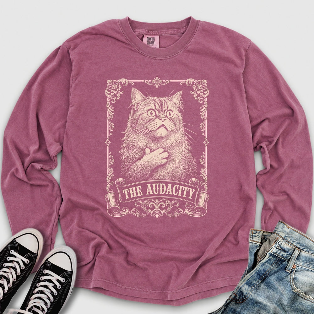 The Audacity Cat Long Sleeve Tee