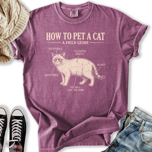 How To Pet A Cat Relaxed Tee