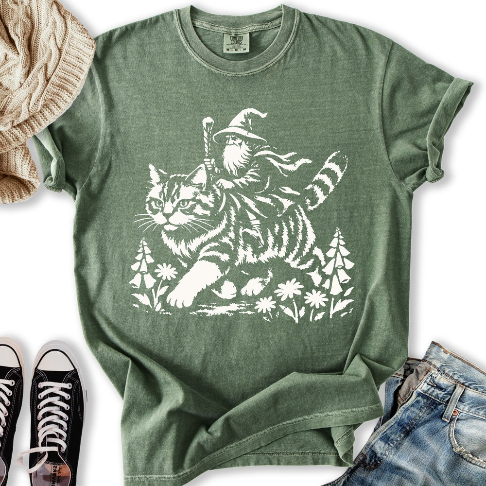 Wizard Cat Rider T-Shirt
