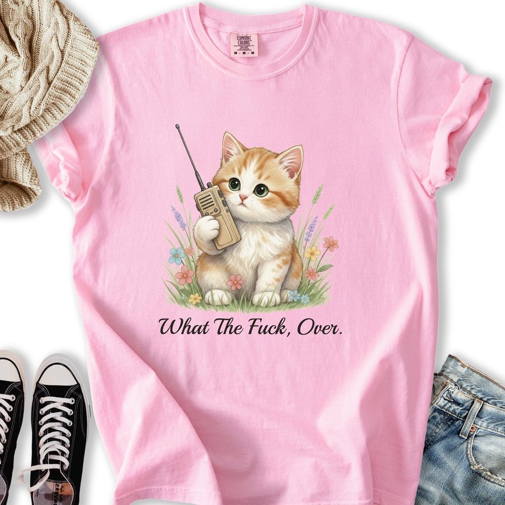 WTF Over Cute Cat T-Shirt