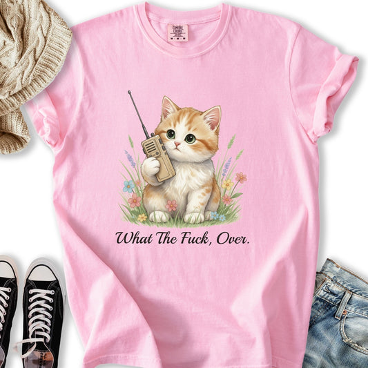 WTF Over Cute Cat T-Shirt