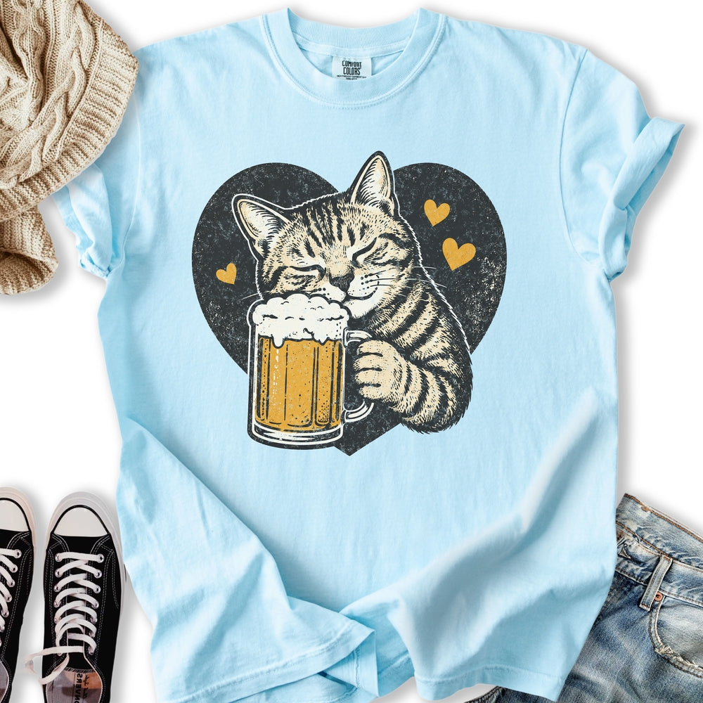 Beer Lovin Cat T-Shirt