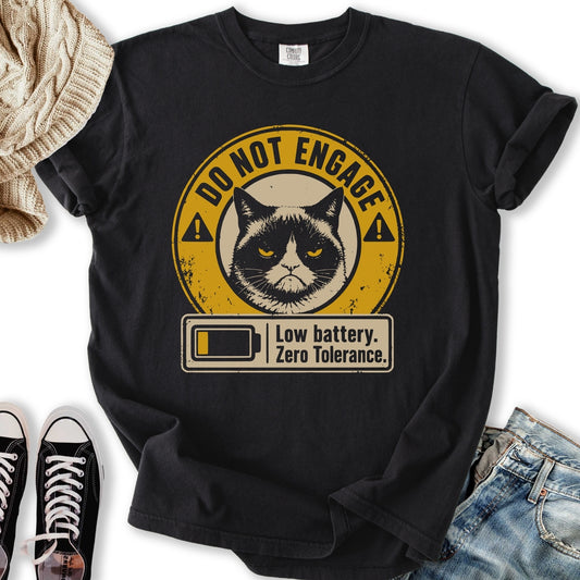 Do Not Engage Cat T-Shirt