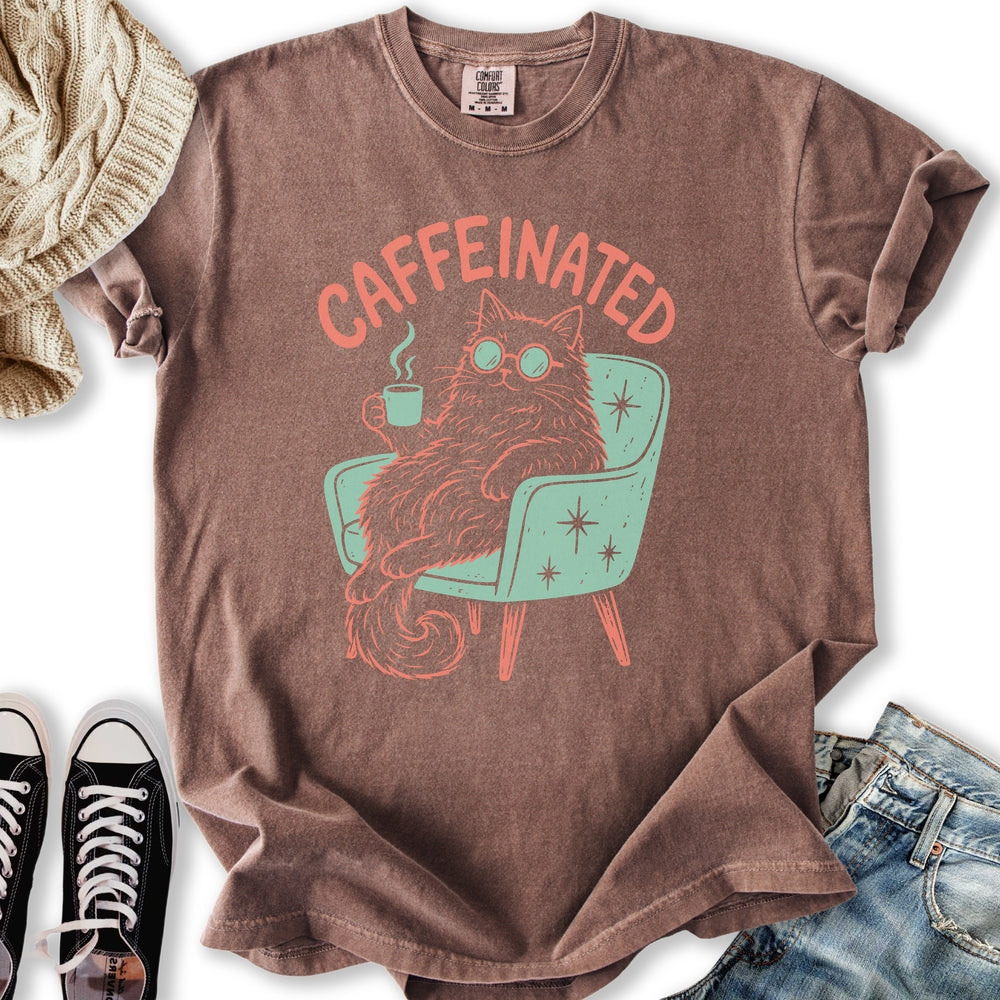 Caffeinated Cat T-Shirt
