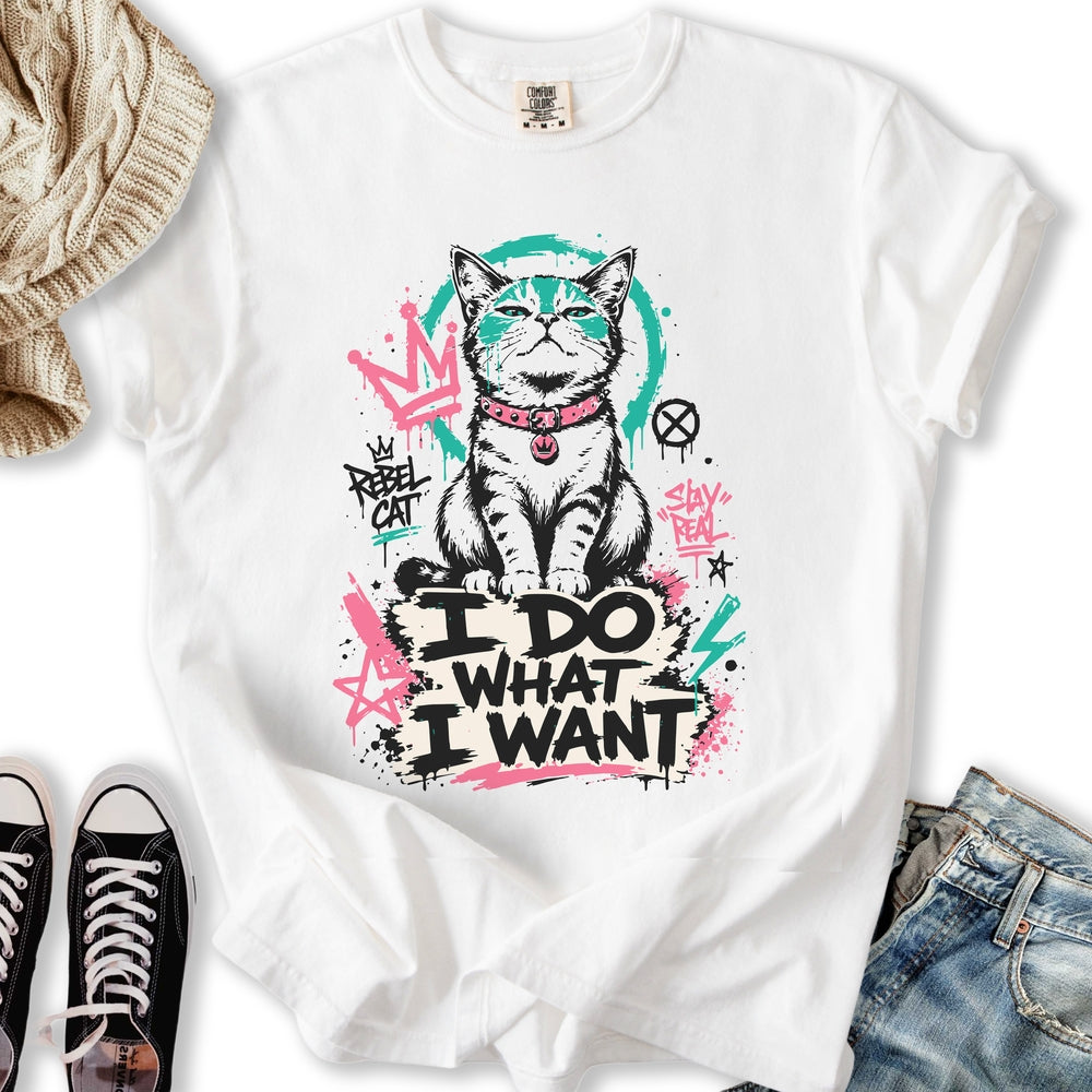Streetart Cat T-Shirt