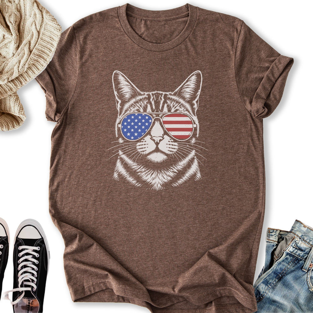USA Aviator Cat T-Shirt