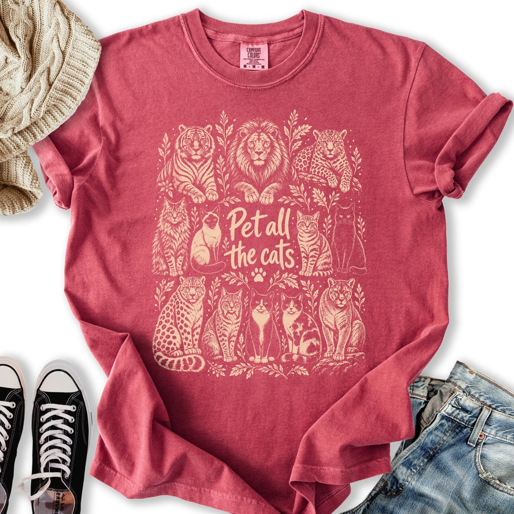 Pet The Cats Relaxed Tee