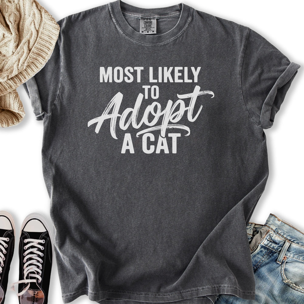 Likely To Adopt Cats T-Shirt