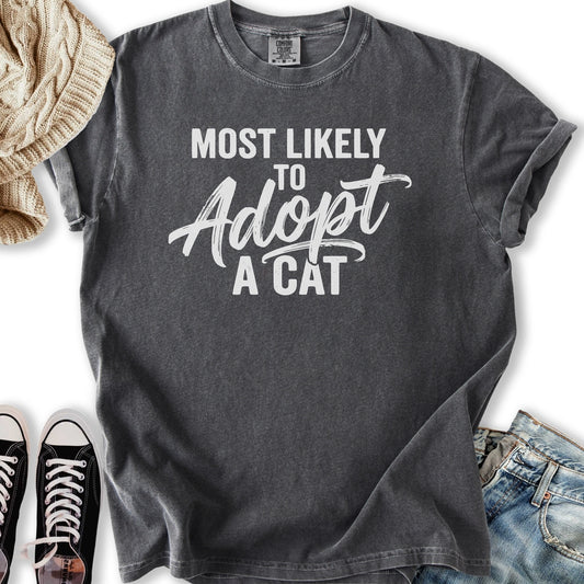 Likely To Adopt Cats T-Shirt