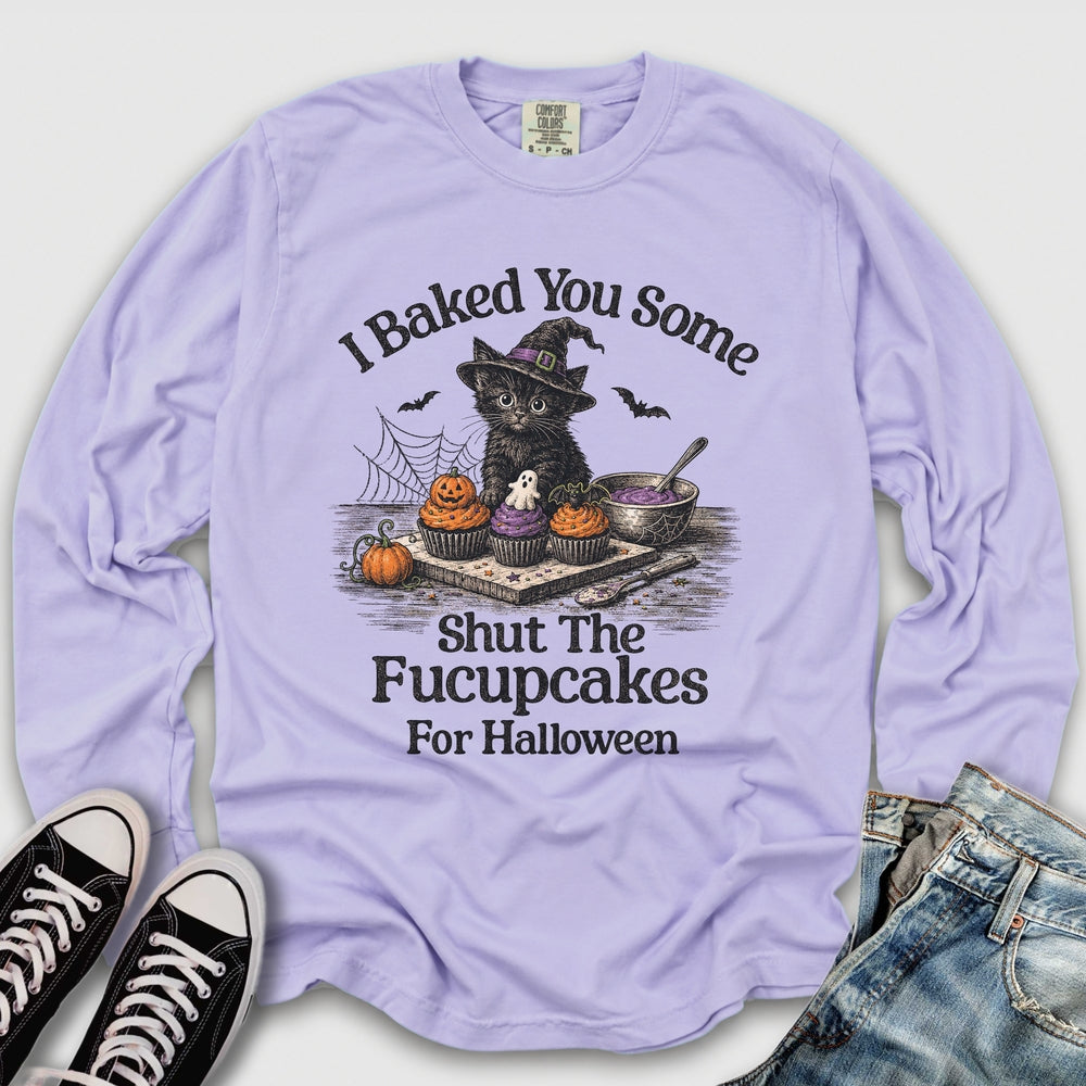 Fucupcakes For Halloween Long Sleeve Tee