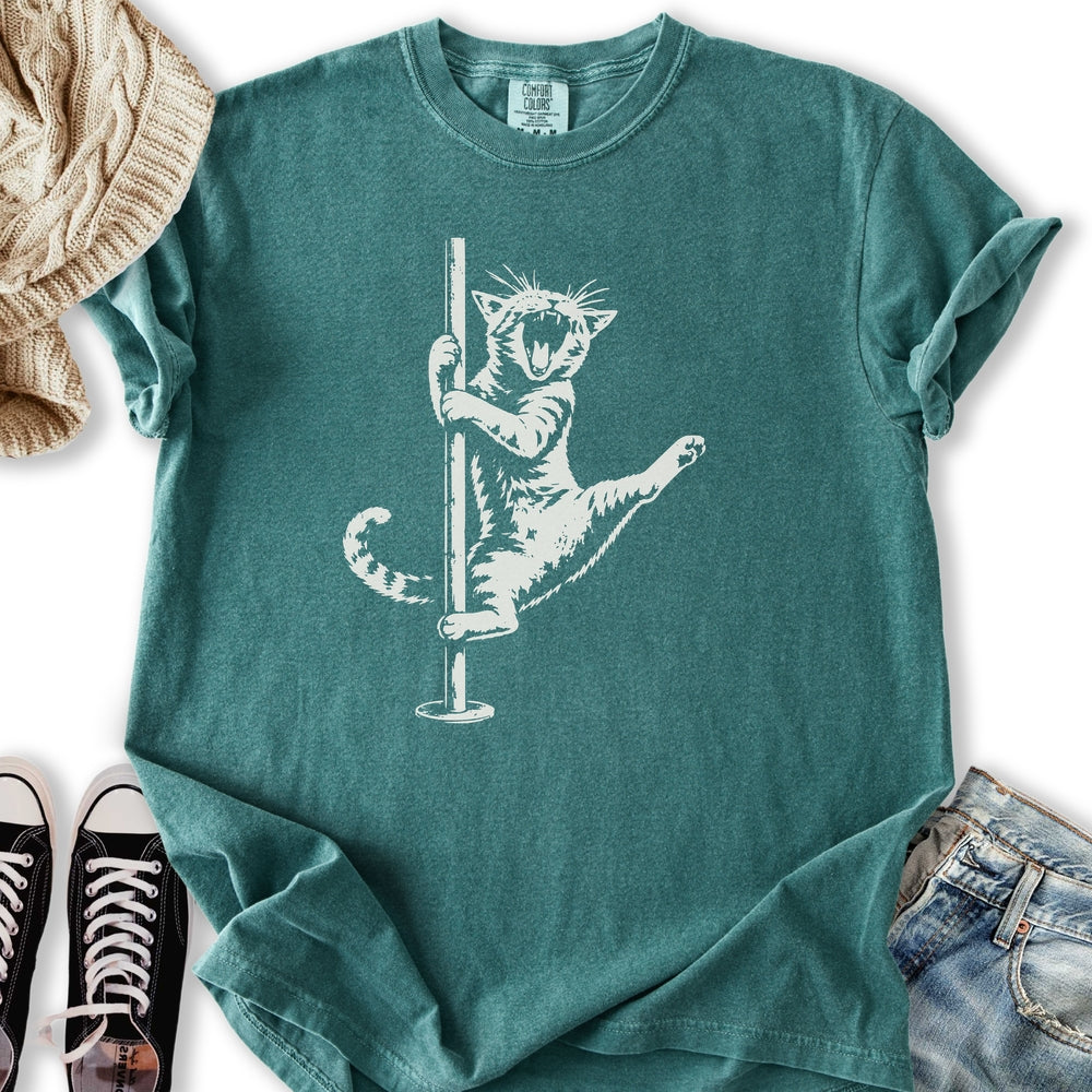 Cat Pole Dancer T-Shirt