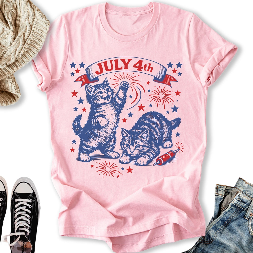 July 4th Kittens T-Shirt