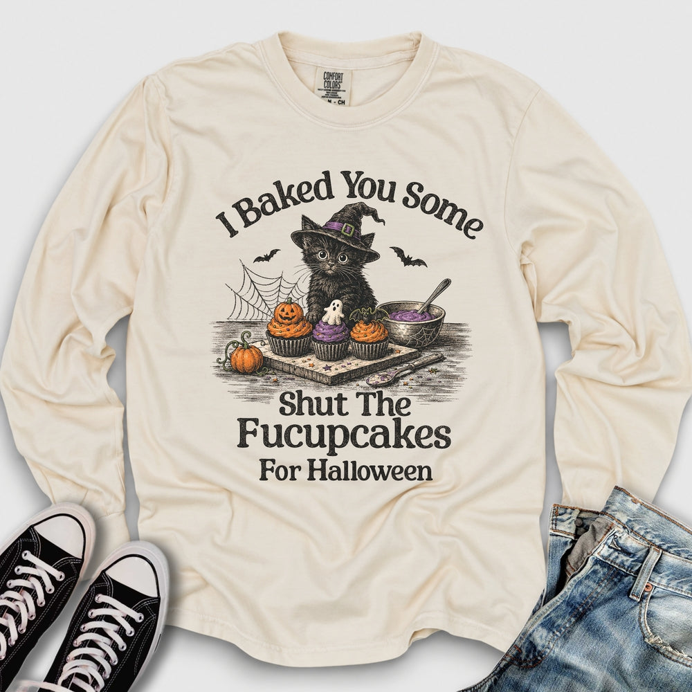 Fucupcakes For Halloween Long Sleeve Tee