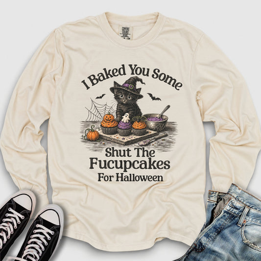 Fucupcakes For Halloween Long Sleeve Tee