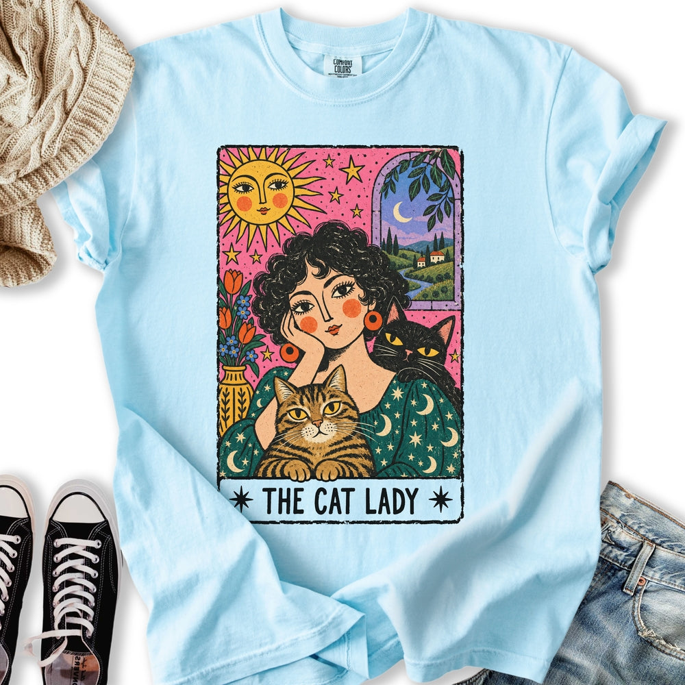 The Painterly Cat Lady Relaxed Tee