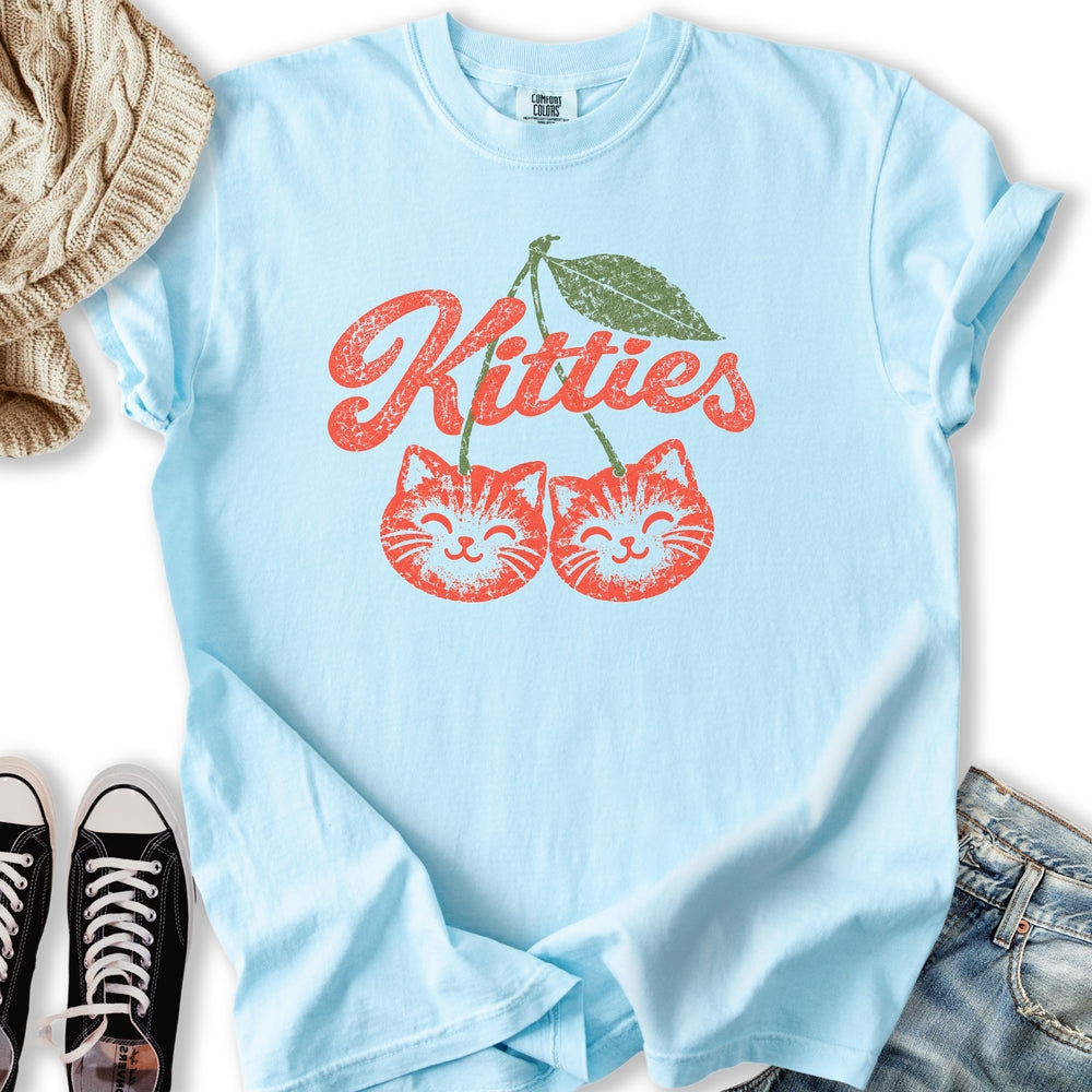 Cherry Kitties Relaxed Tee
