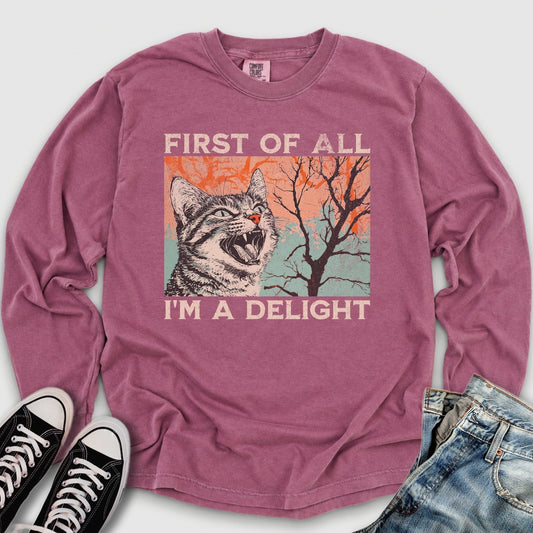 I'm A Delight Long Sleeve Tee