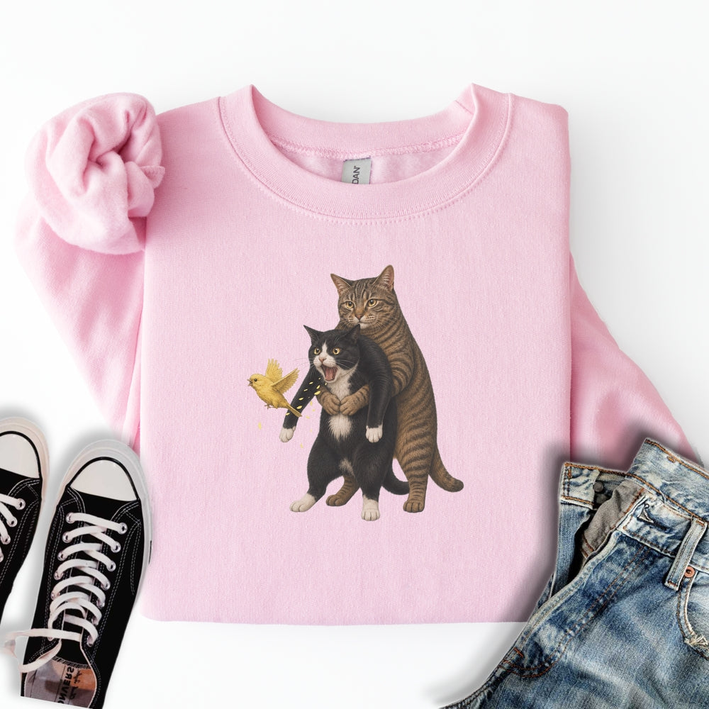 Cat Heimlich Maneuver Sweatshirt