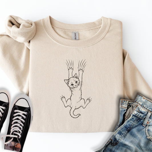Falling Kitten Sweatshirt
