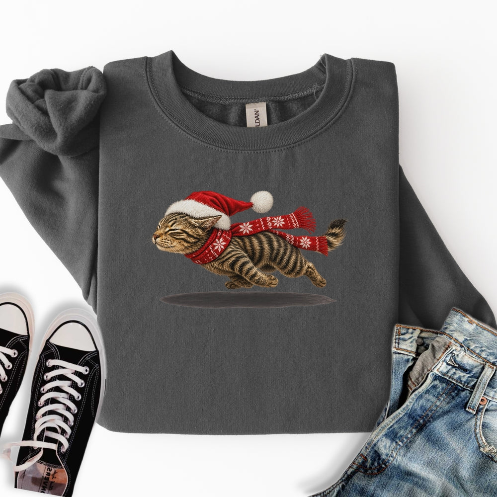 Christmas Zoomies Cat Sweatshirt