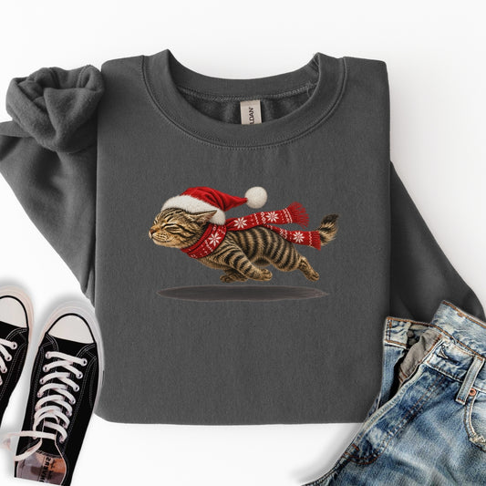 Christmas Zoomies Cat Sweatshirt