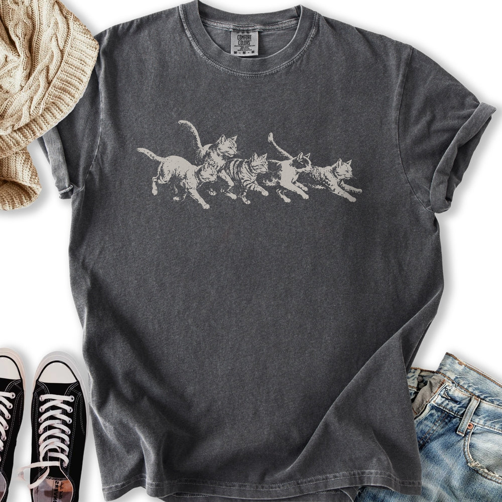 Running Cats Relaxed Tee