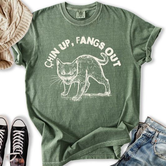 Chin Up Fangs Out T-Shirt