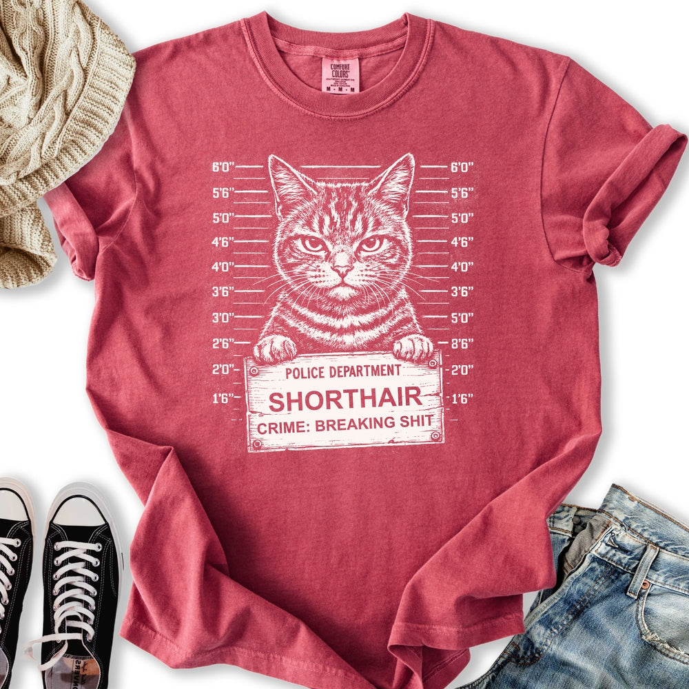 Cat Mugshot T-Shirt