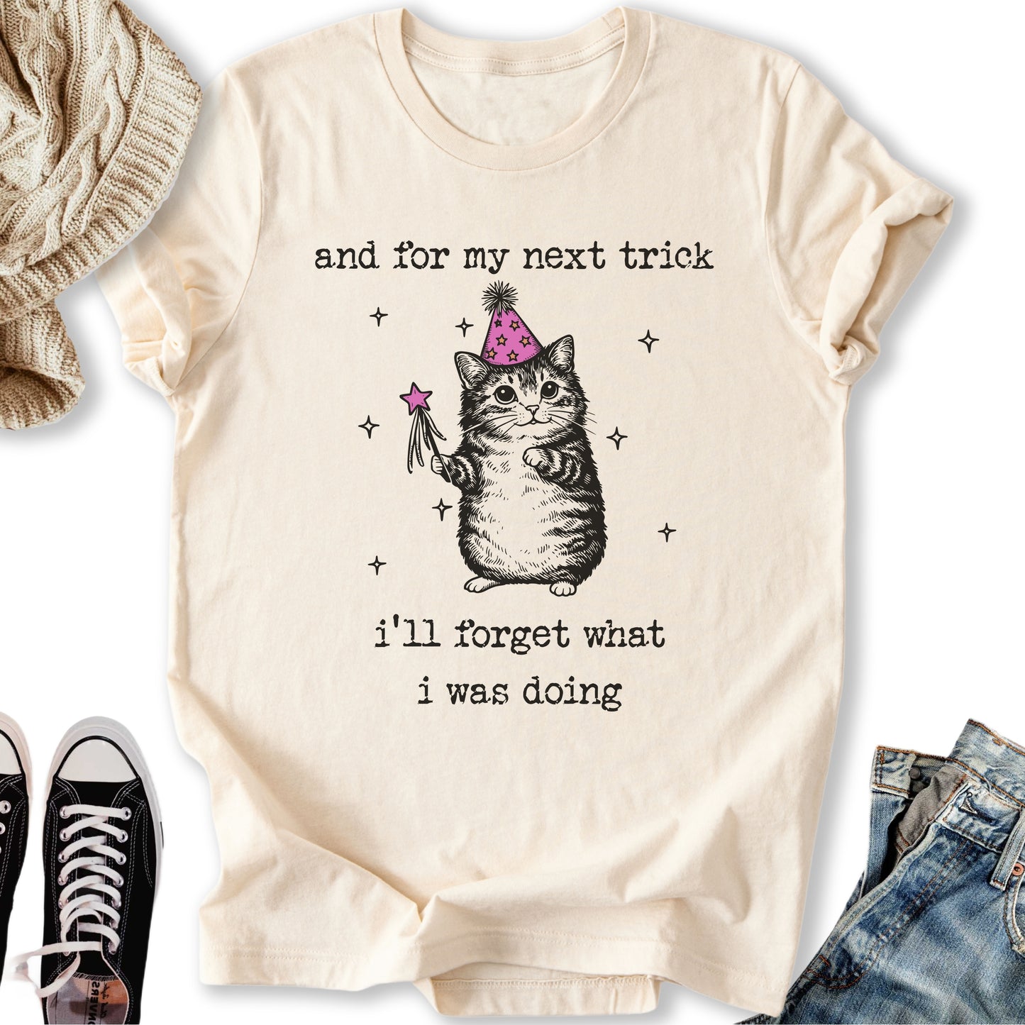 Forgetful Cat T-Shirt