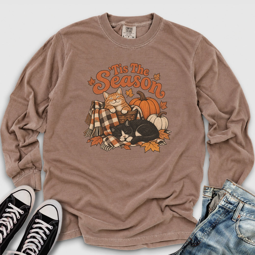 Tis The Season Cats Long Sleeve Tee