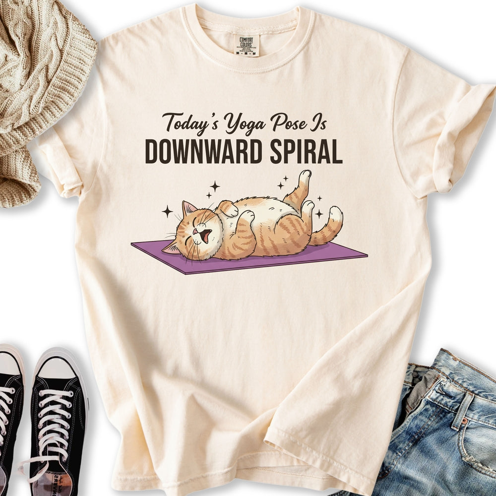 Downward Spiral Cat T-Shirt