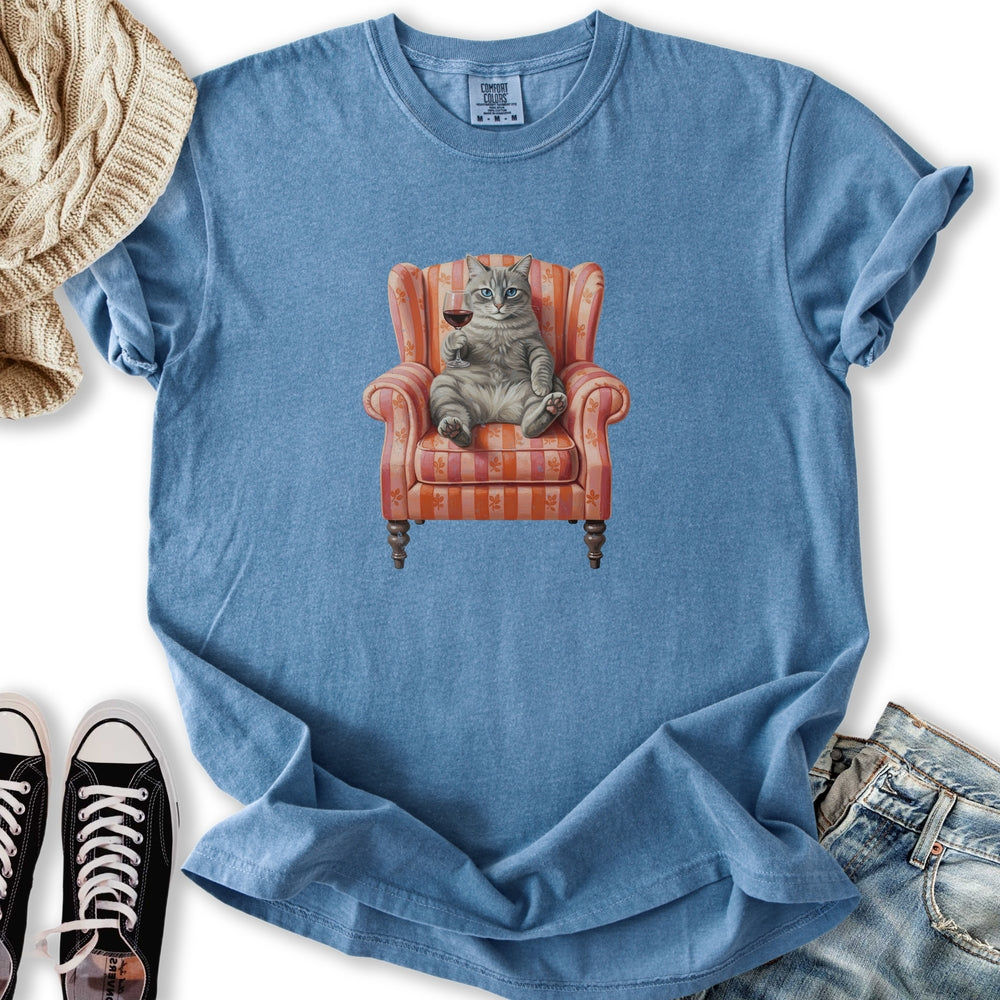 Gray Tabby Chair T-Shirt