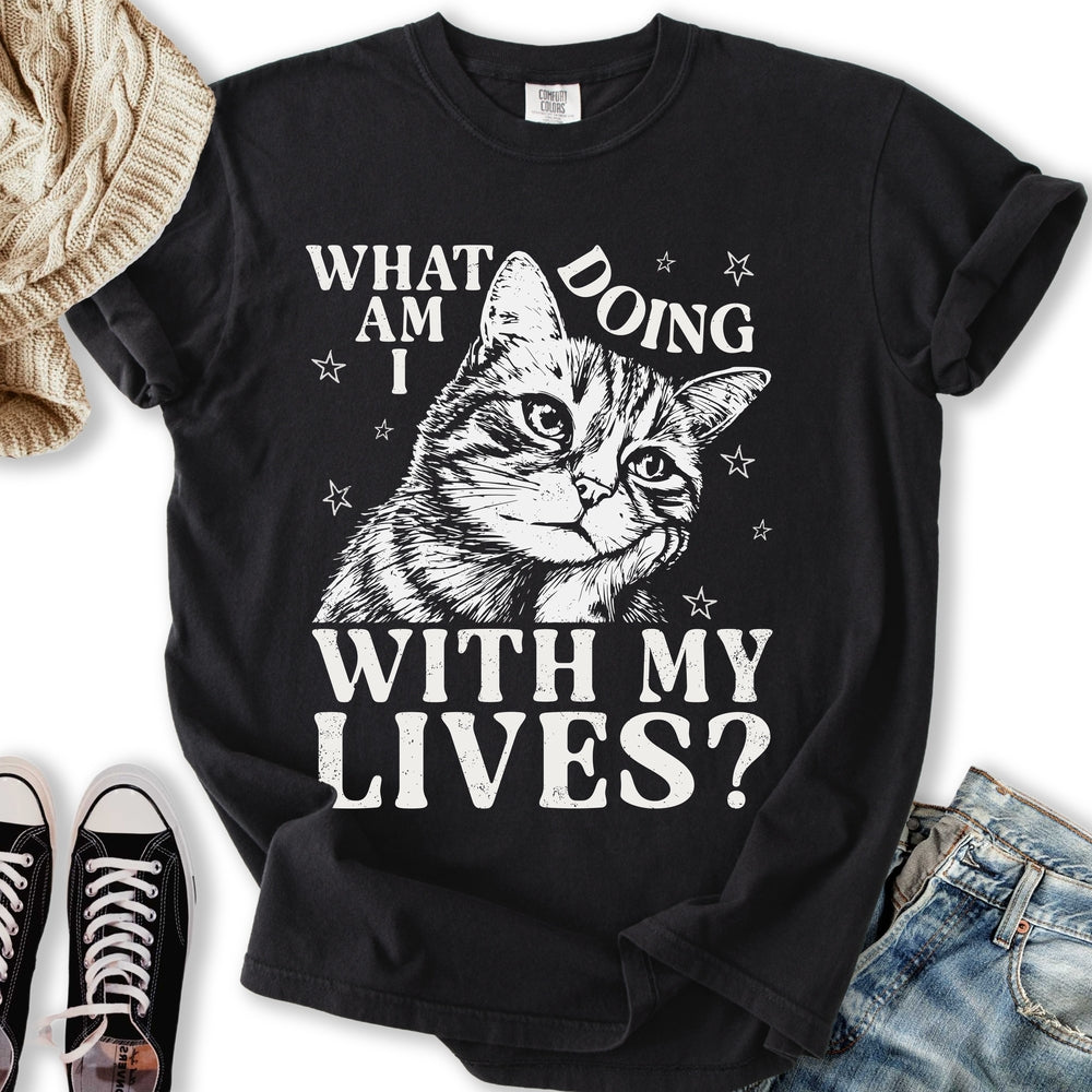Nine Lives Cat T-shirt
