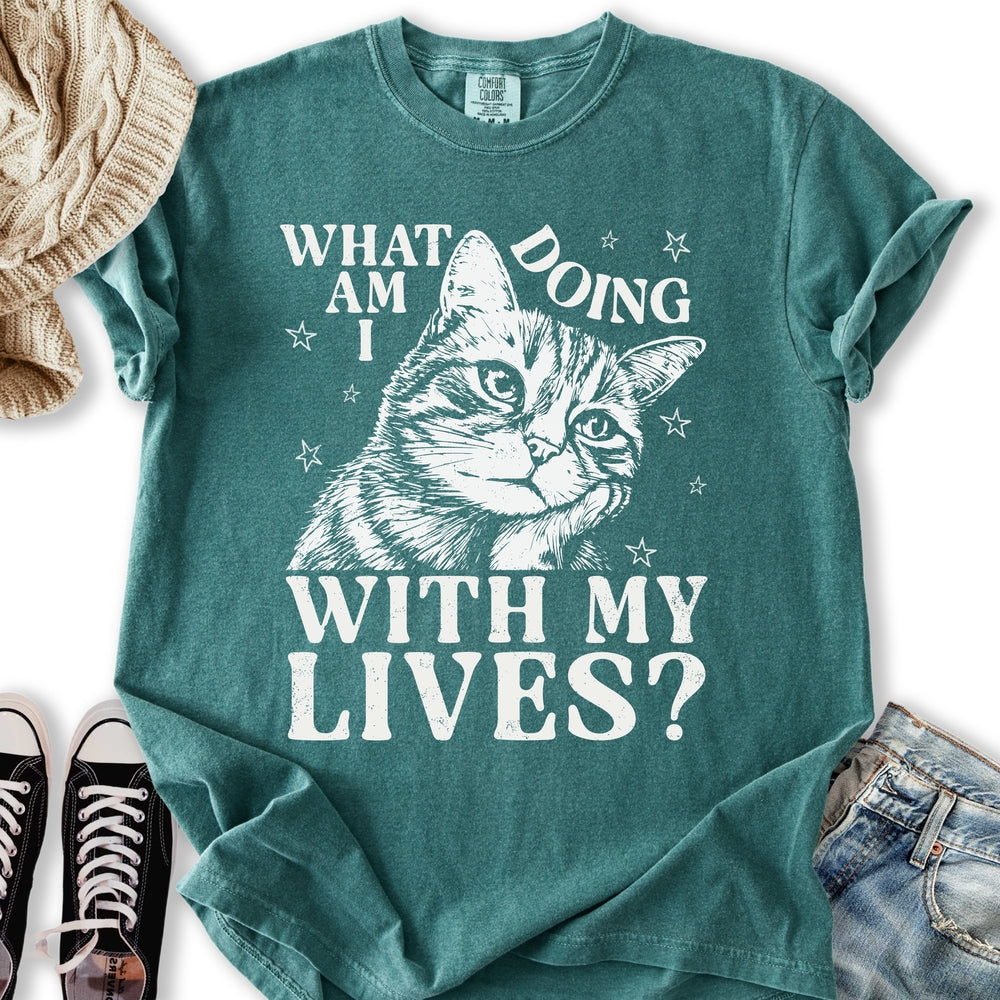 Nine Lives Cat T-shirt