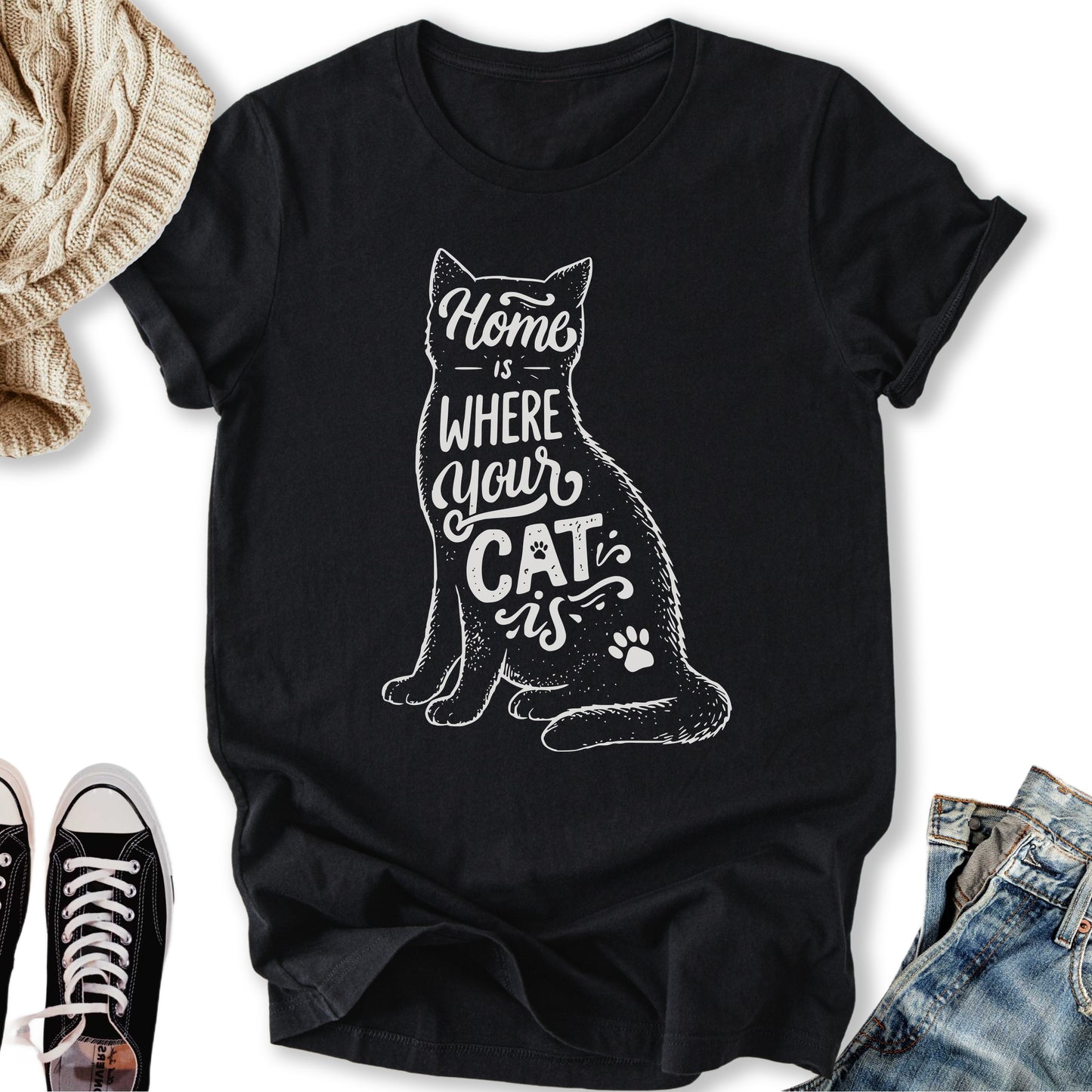 Where Your Cat Is T-Shirt