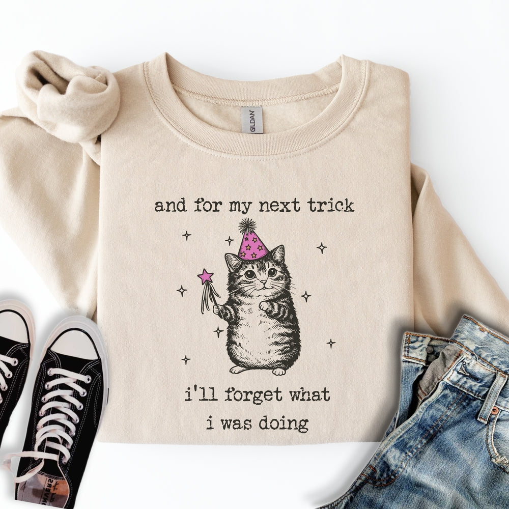 Forgetful Cat Sweatshirt