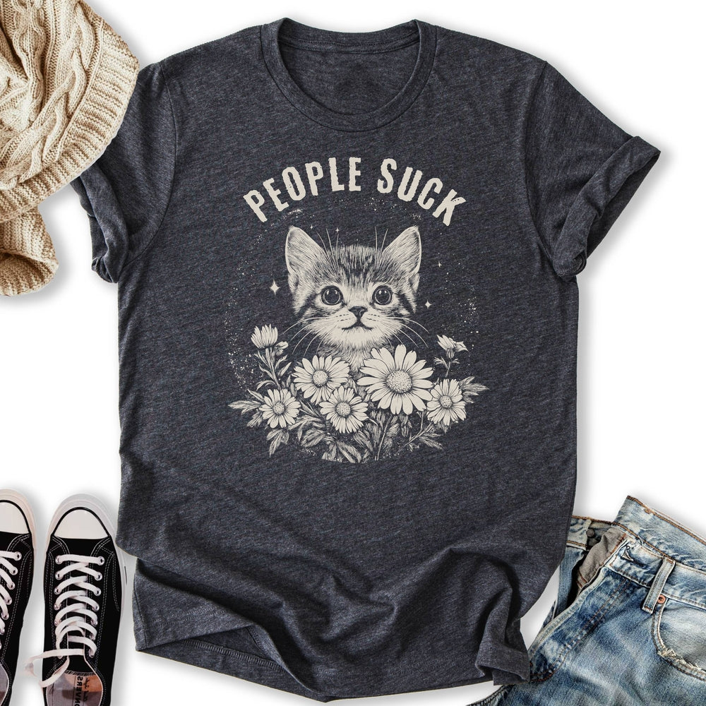 People Suck Cat Classic Tee