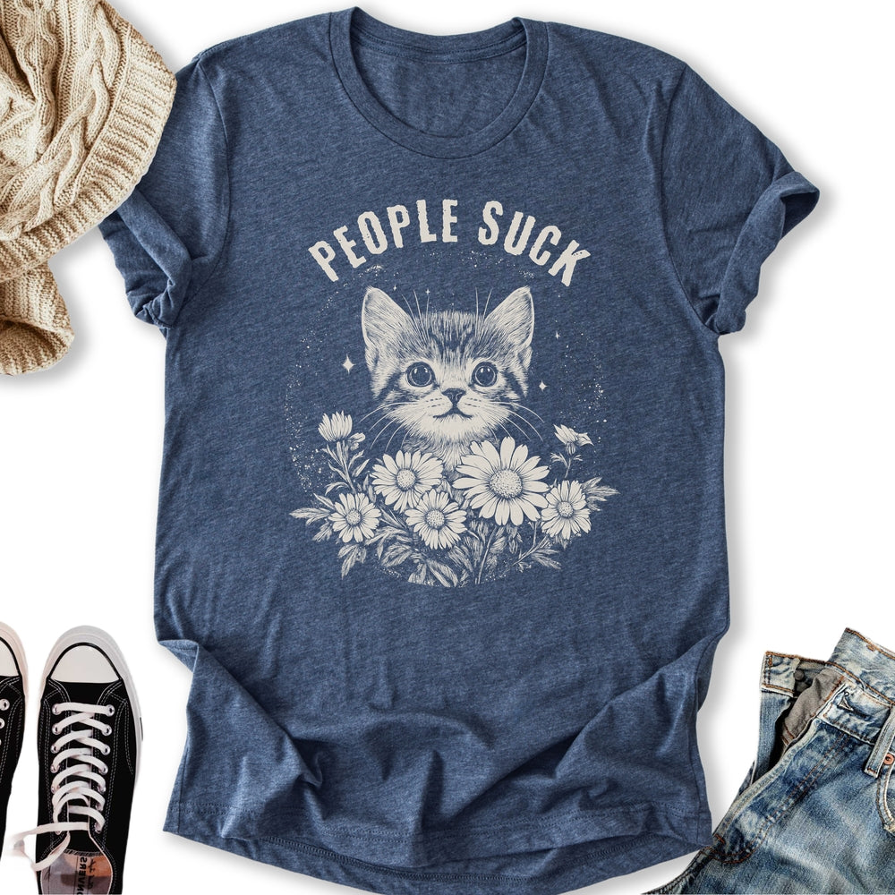 People Suck Cat Classic Tee