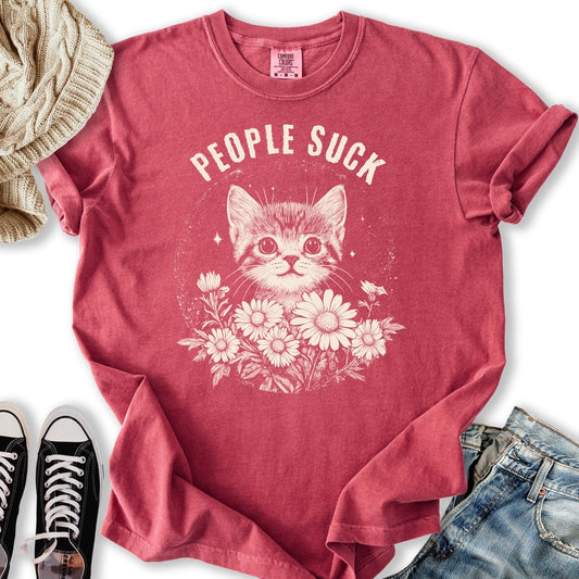 People Suck Cat T-shirt